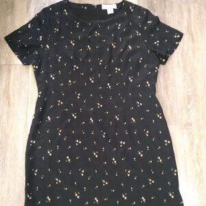 Casual Corner Silk Floral Mini Dress XL